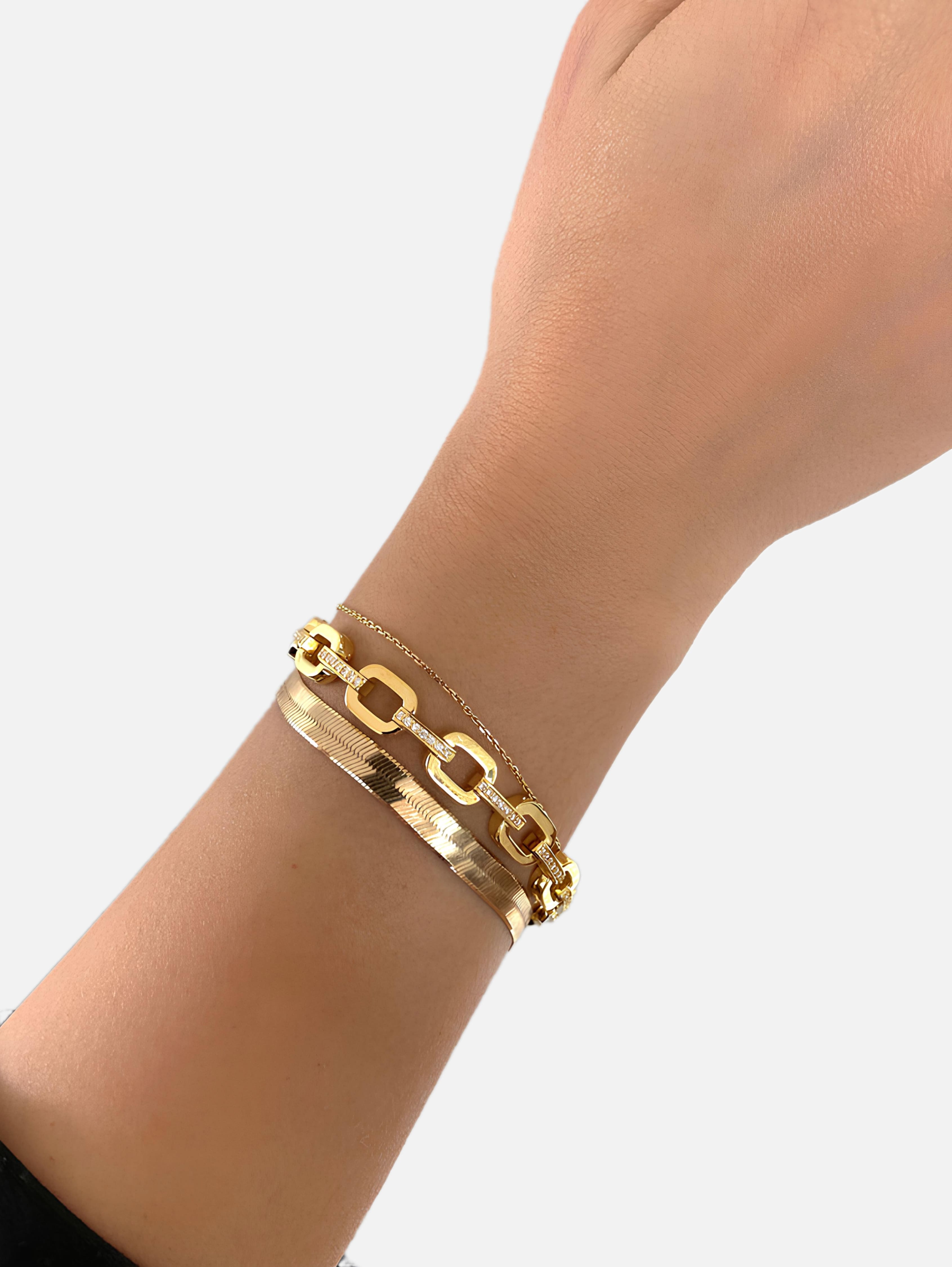 Gilded Link Bracelet