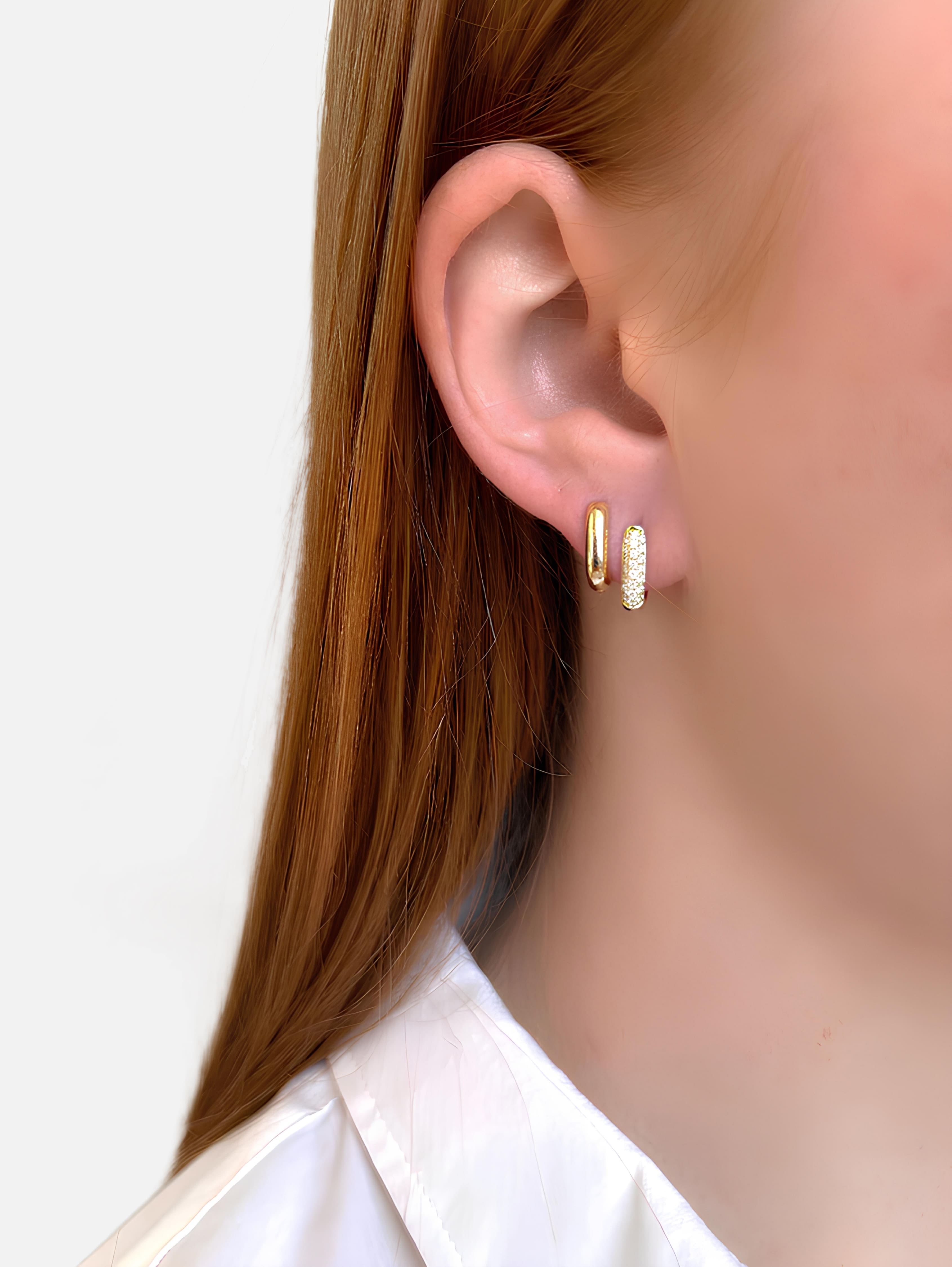 Golden Hoop Earrings