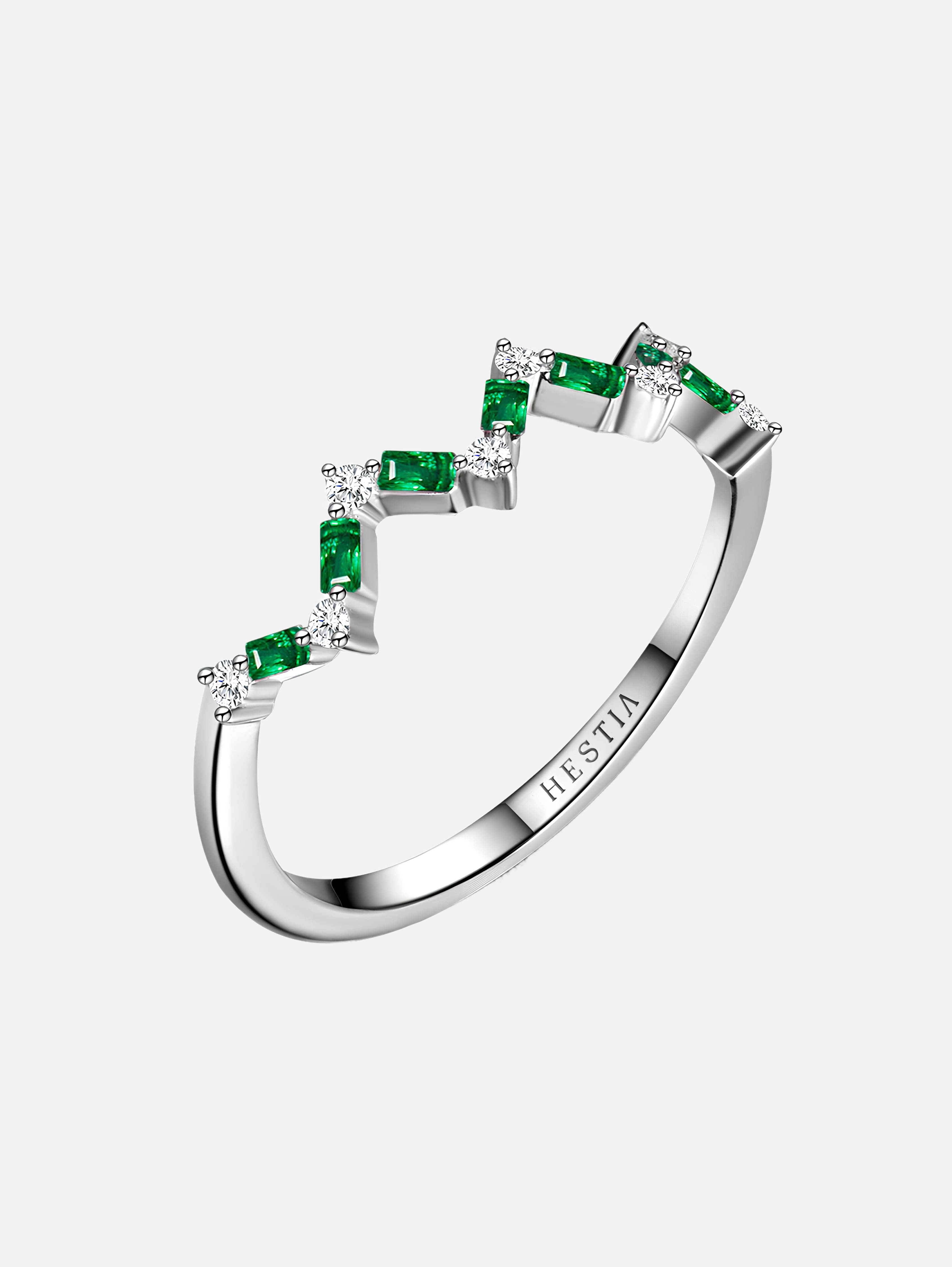 Diamond Orbit Ring