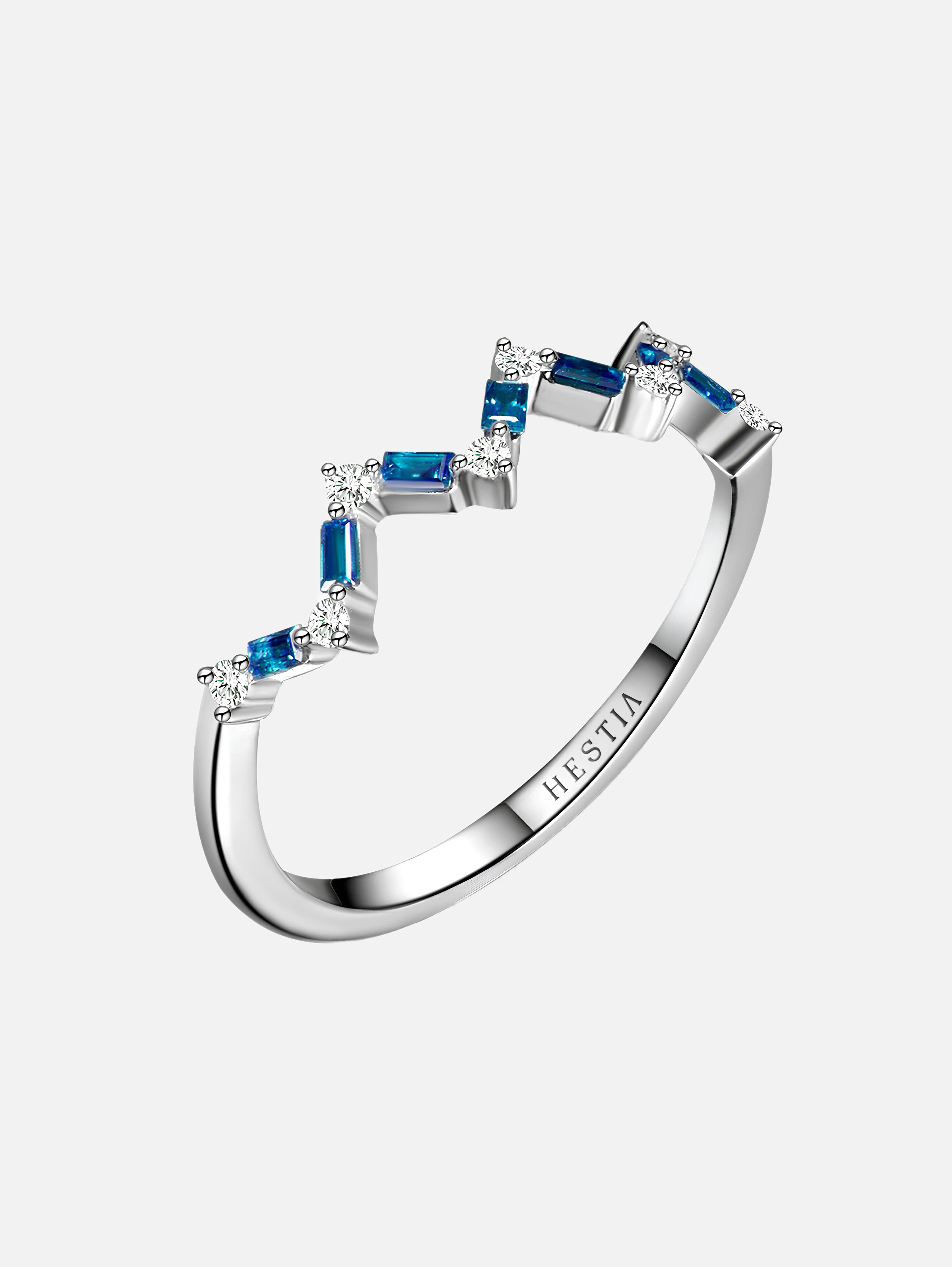 Diamond Orbit Ring