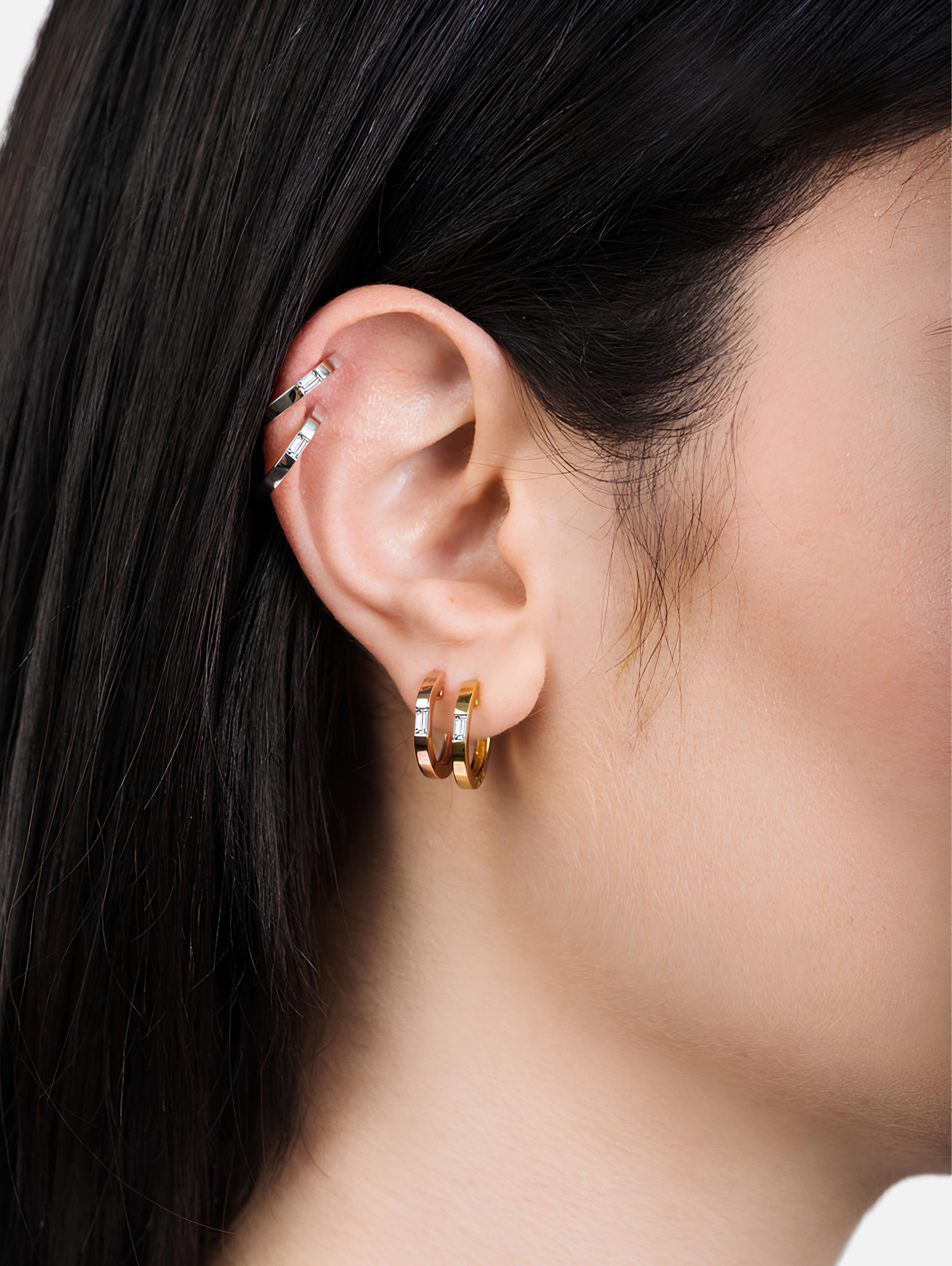 Petite Pink Prism Hoops89